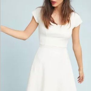 Maeve Regina Knit Dress (Cream, Small) - Like New